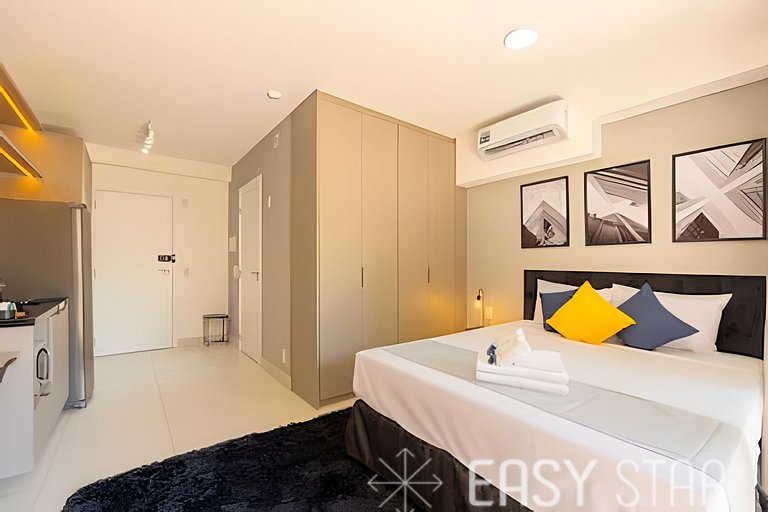 Easy Star - Charmoso studio ao lado da Estação Moema - LD01I