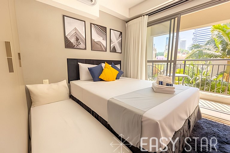 Easy Star - Charmoso studio ao lado da Estação Moema - LD01I
