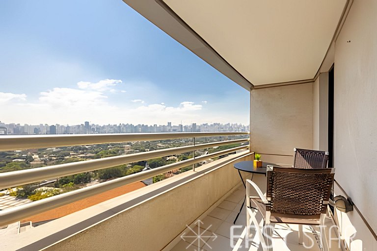 Easy Star - Charmoso flat C/vaga no coração do itaim Bibi -