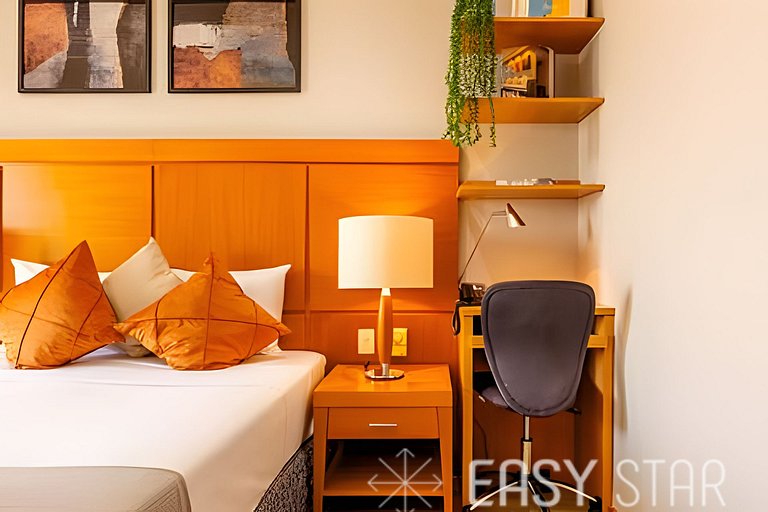 Easy Star - Encantador Flat c/ Estacionamiento en el Corazón