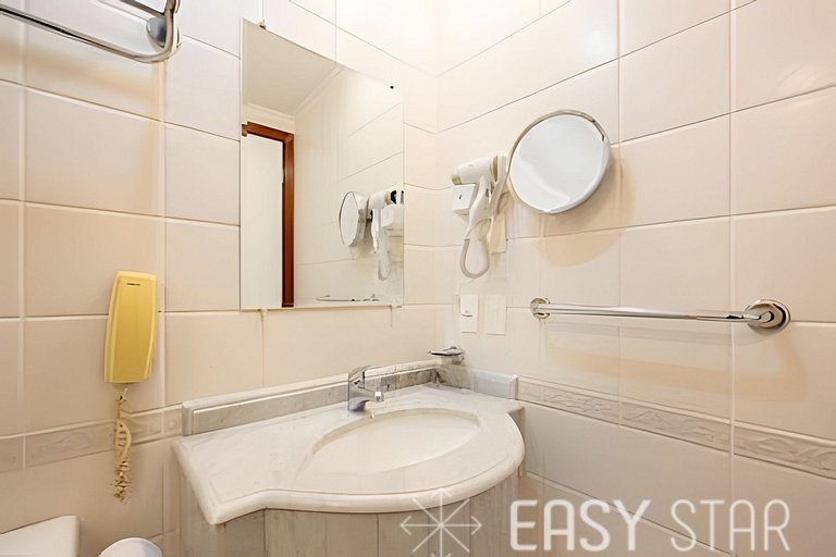 Easy Star - Charmoso flat C/vaga no coração do itaim Bibi -
