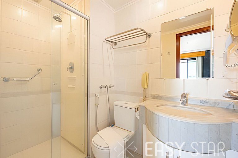 Easy Star - Charmoso flat C/vaga no coração do itaim Bibi -