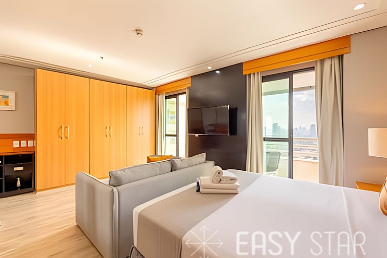 Easy Star - Encantador Flat c/ Estacionamiento en el Corazón