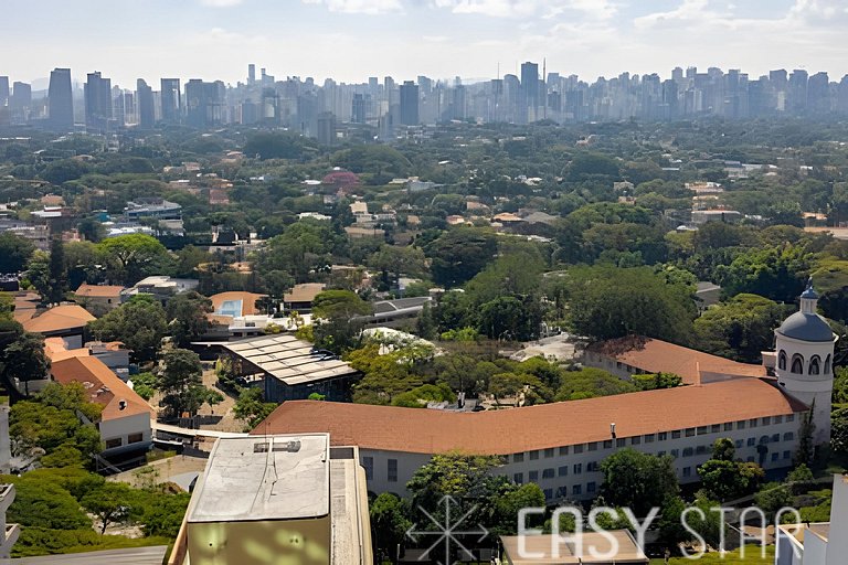 Easy Star - Charmoso flat C/vaga no coração do itaim Bibi -