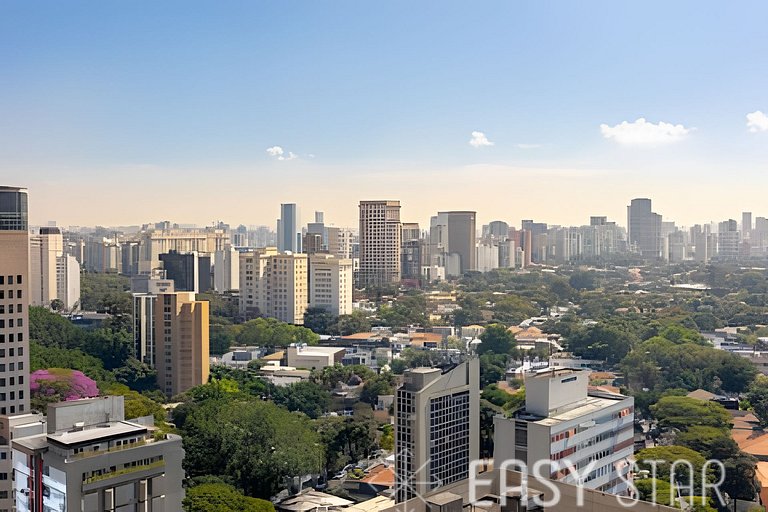 Easy Star - Charmoso flat C/vaga no coração do itaim Bibi -
