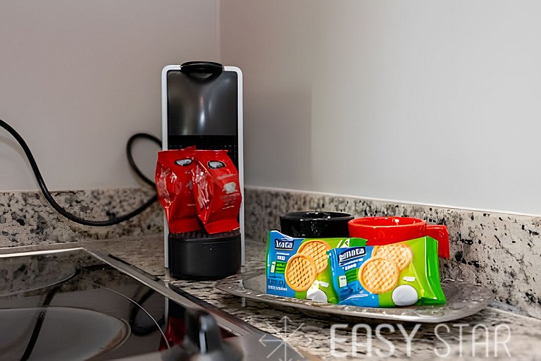 Easy Star - Encantador Flat c/ Estacionamiento en el Corazón