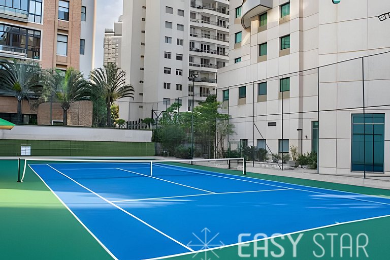 Easy Star - Charmoso flat C/vaga no coração do itaim Bibi -