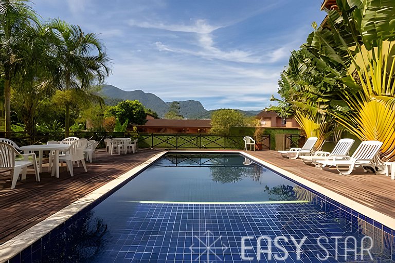 Easy Star - Bela em condominio de Maresias C/ 2 dorms e vaga