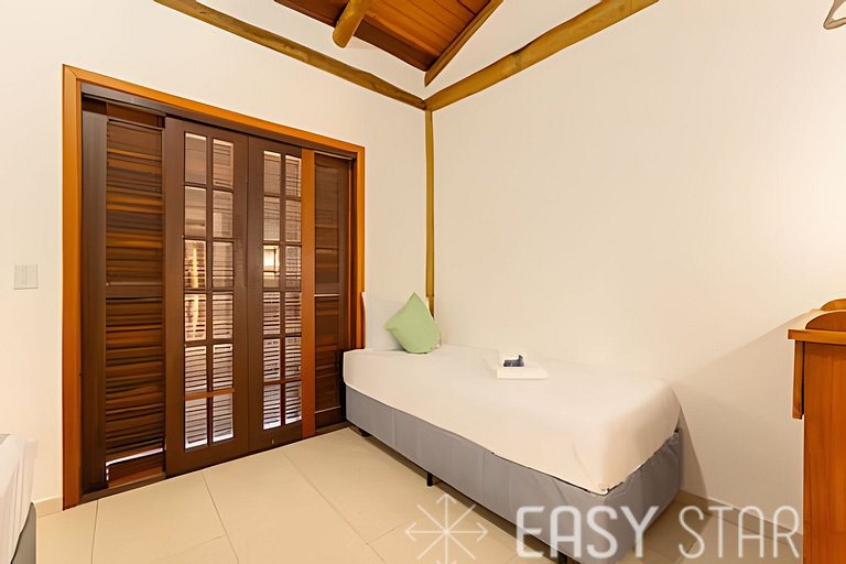 Easy Star - Bela em condominio de Maresias C/ 2 dorms e vaga