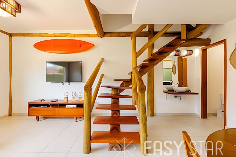 Easy Star - Bela em condominio de Maresias C/ 2 dorms e vaga