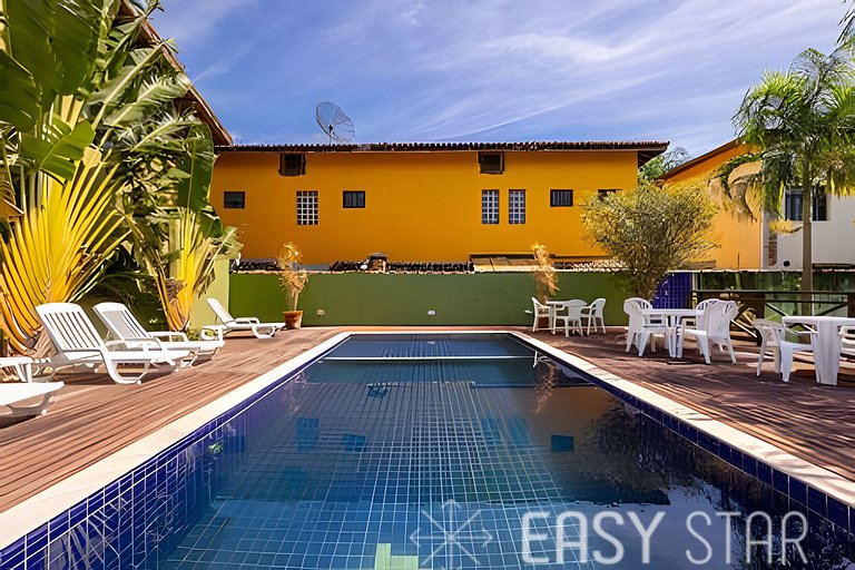 Easy Star - Bela em condominio de Maresias C/ 2 dorms e vaga