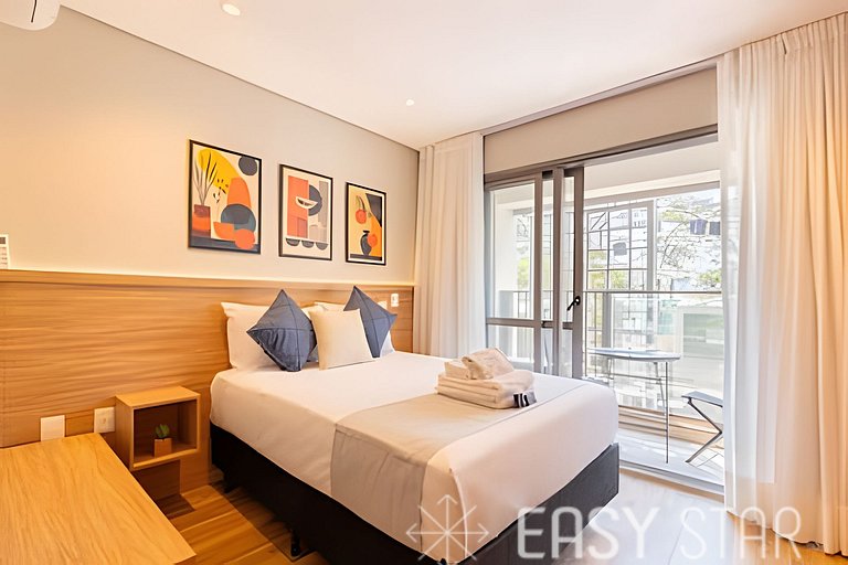 Easy – Bello estudio en el corazón de Novo Brooklin – LS01I