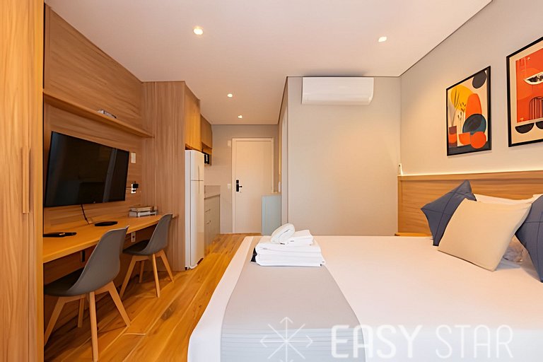 Easy – Bello estudio en el corazón de Novo Brooklin – LS01I