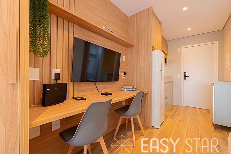 Easy – Bello estudio en el corazón de Novo Brooklin – LS01I