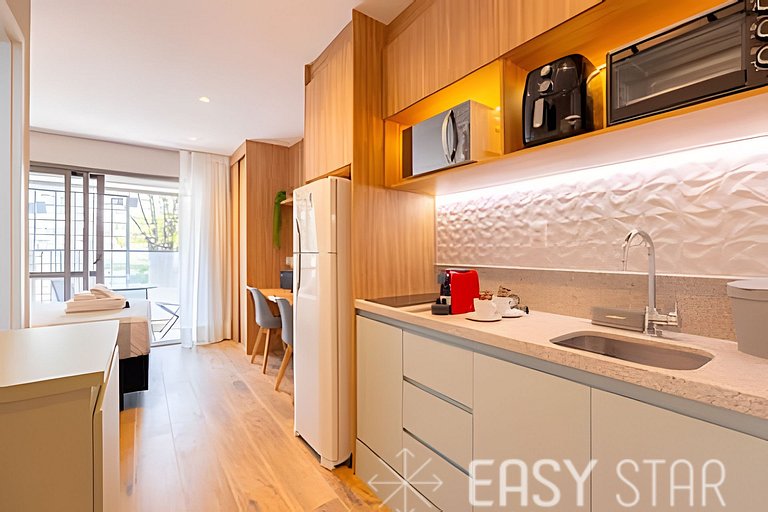 Easy – Bello estudio en el corazón de Novo Brooklin – LS01I