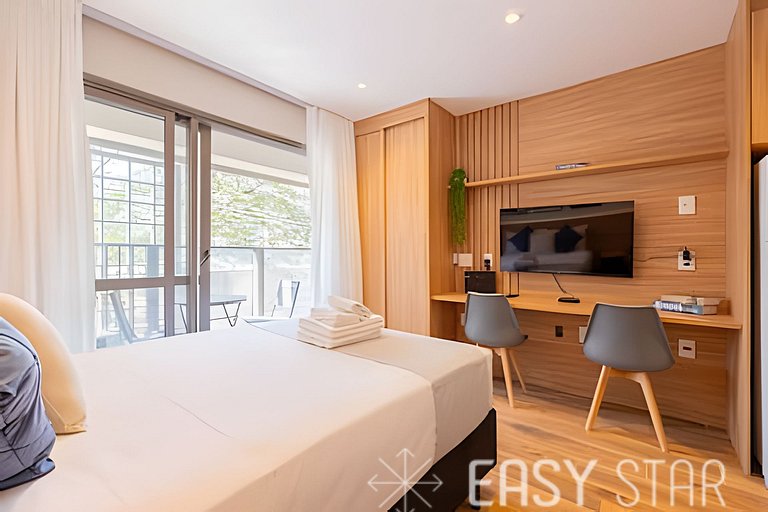 Easy – Beautiful studio in the heart of Novo Brooklin – LS01