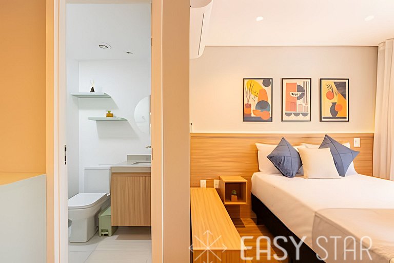 Easy – Beautiful studio in the heart of Novo Brooklin – LS01