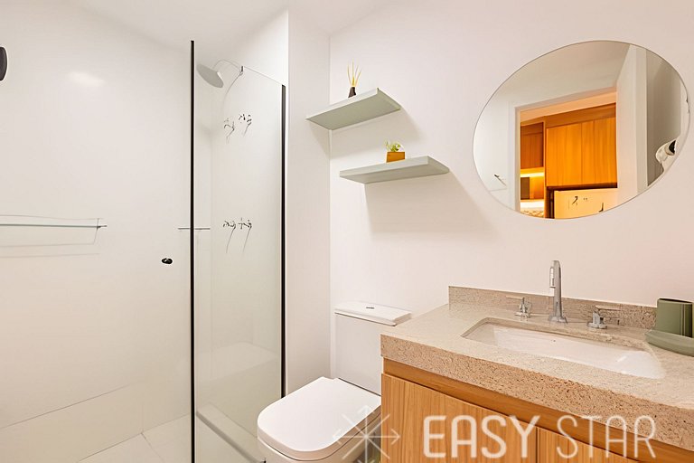 Easy – Bello estudio en el corazón de Novo Brooklin – LS01I