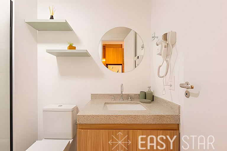 Easy – Bello estudio en el corazón de Novo Brooklin – LS01I