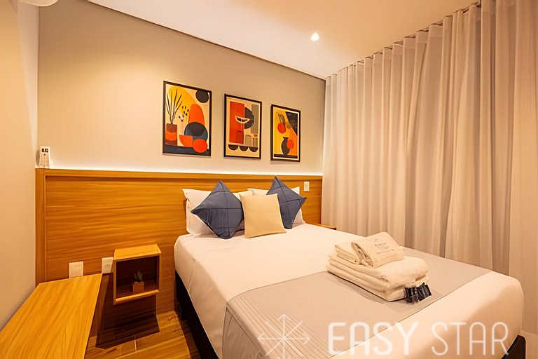 Easy – Bello estudio en el corazón de Novo Brooklin – LS01I