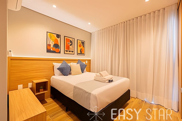 Easy – Bello estudio en el corazón de Novo Brooklin – LS01I