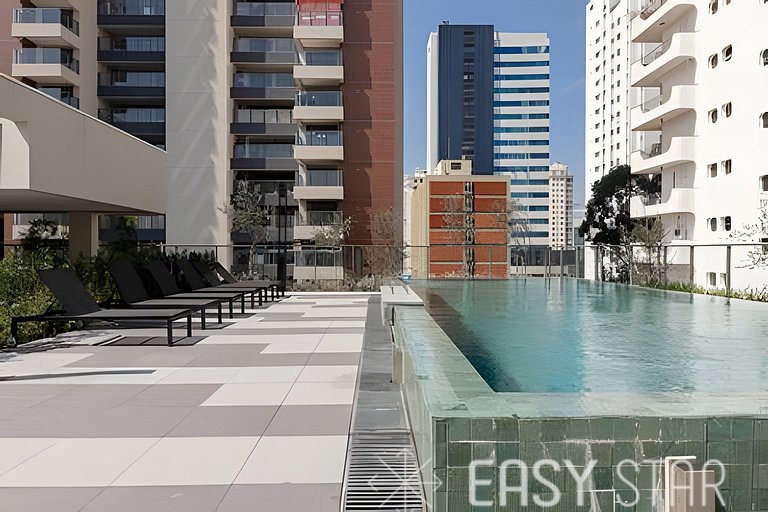 Easy – Bello estudio en el corazón de Novo Brooklin – LS01I