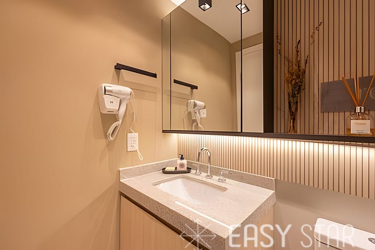 Easy Star - Fabuloso studio no Novo Brooklin - LT01I