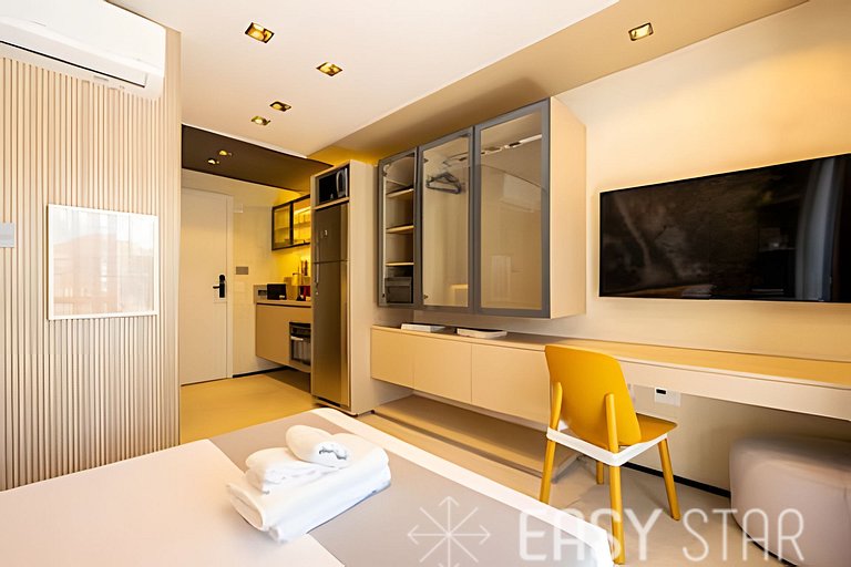 Easy Star - Fabuloso studio no Novo Brooklin - LT01I