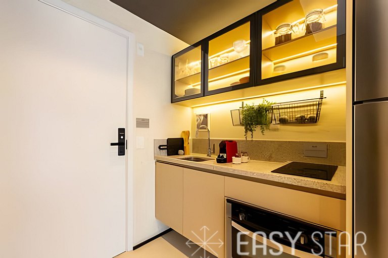 Easy Star - Fabuloso studio no Novo Brooklin - LT01I