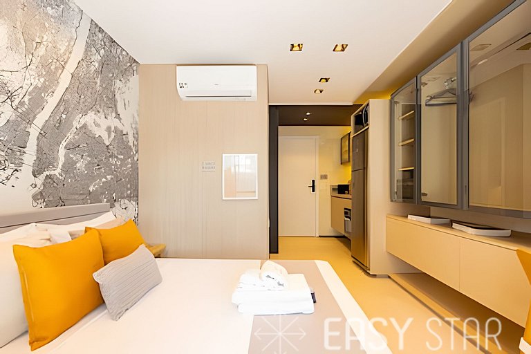 Easy Star - Fabuloso studio no Novo Brooklin - LT01I
