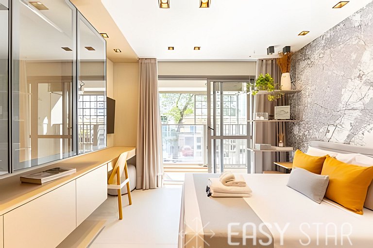 Easy Star - Fabuloso studio no Novo Brooklin - LT01I