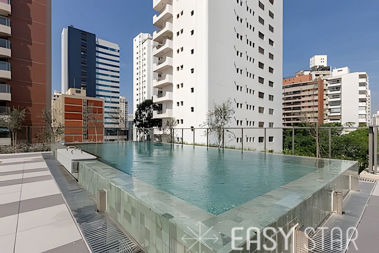Easy Star - Fabuloso studio no Novo Brooklin - LT01I