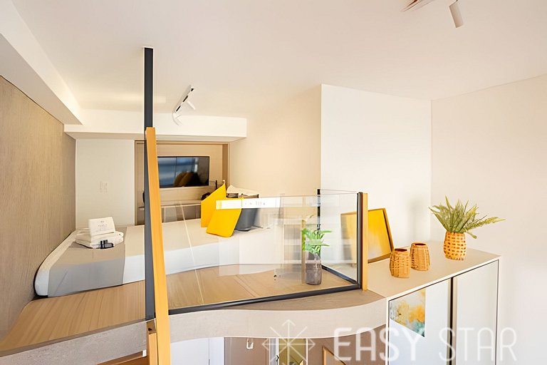 East Star - Belo Studio com mezanino em Moema - LV01I