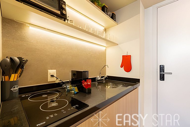 East Star - Belo Studio com mezanino em Moema - LV01I