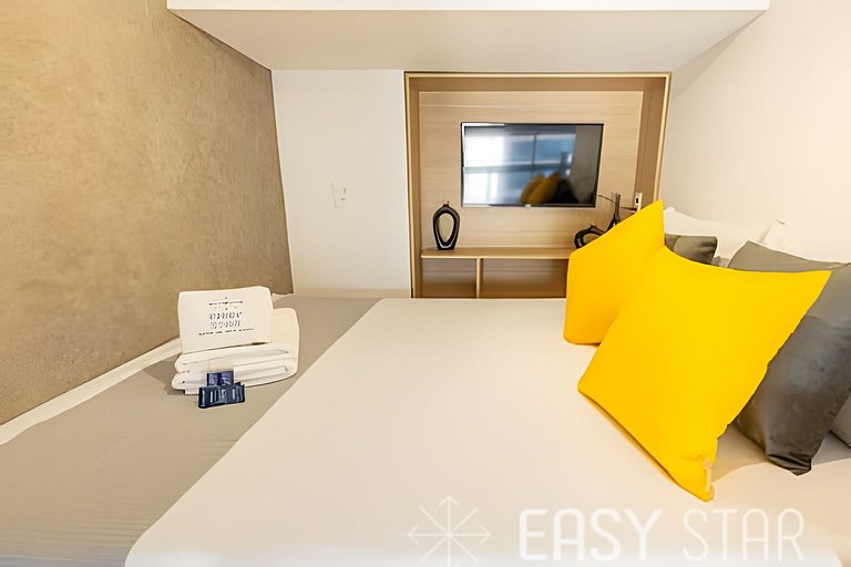 East Star - Belo Studio com mezanino em Moema - LV01I