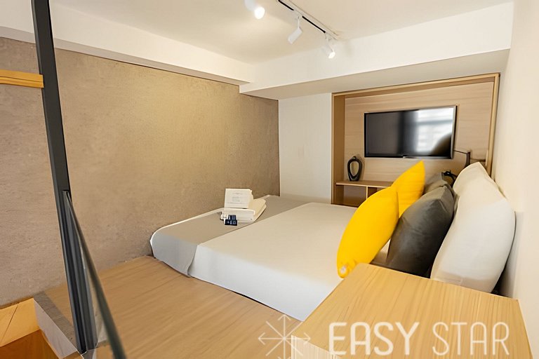 East Star - Belo Studio com mezanino em Moema - LV01I