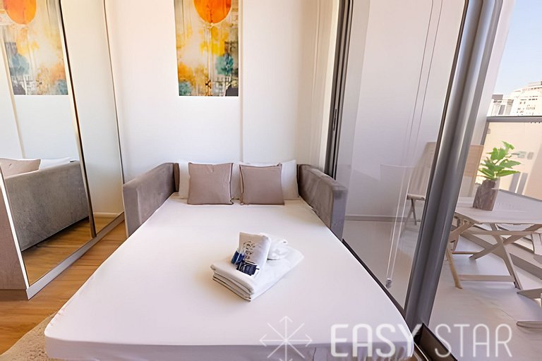 East Star - Belo Studio com mezanino em Moema - LV01I