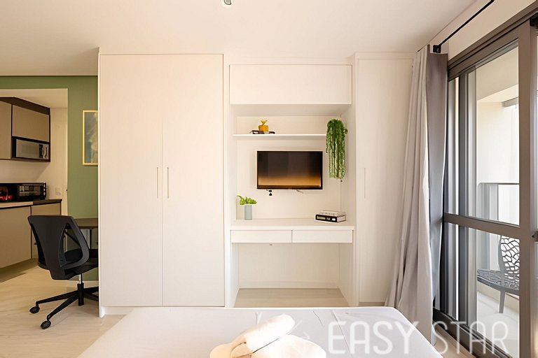 Easy Star - Charmoso studio no Brooklin - LW01I