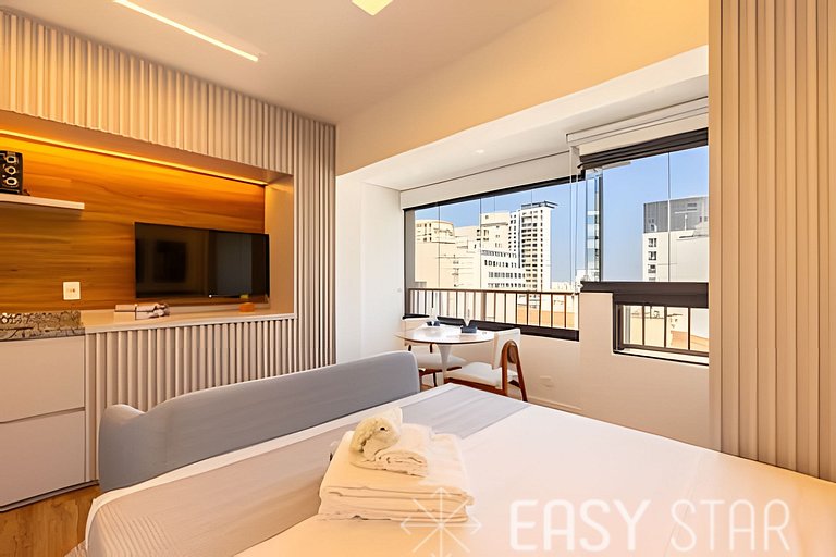 Easy Star - Charmoso studio ao lado da Av. Paulista - MC01I