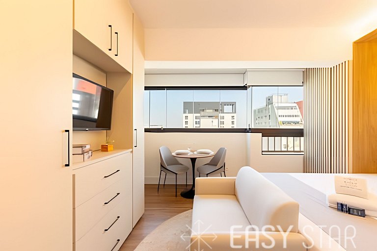 Easy Star - Charmoso studio na rua Pamplona - MD01I