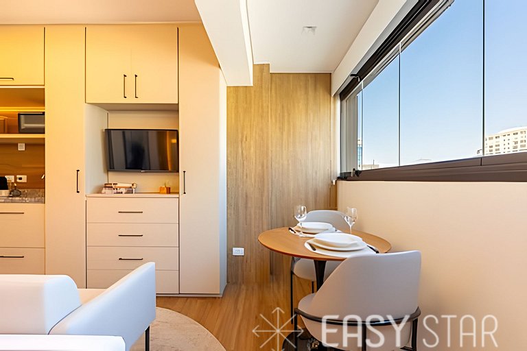 Easy Star - Charmoso studio na rua Pamplona - MD01I