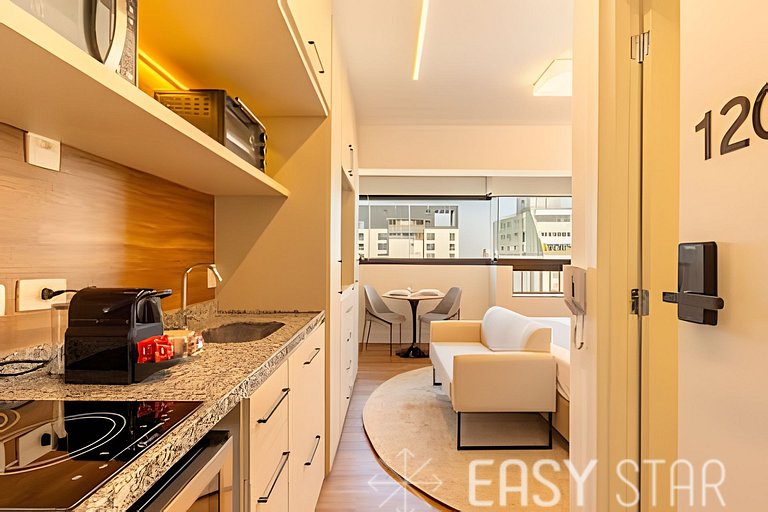 Easy Star - Charmoso studio na rua Pamplona - MD01I
