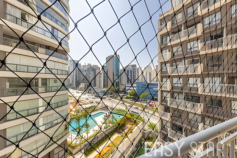 Easy Star - Charmoso apto de 1 quarto na Av. Santo Amaro - M