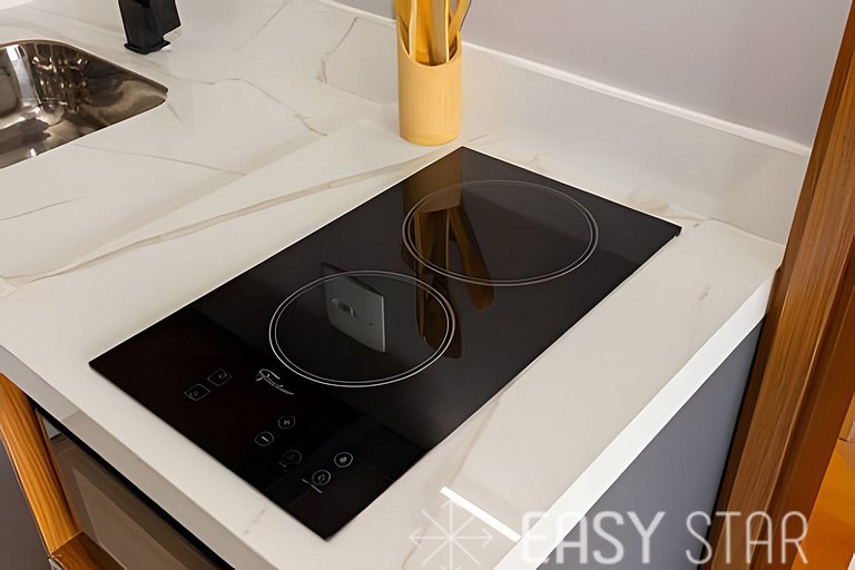 Easy Star - Charmoso apto de 1 quarto na Av. Santo Amaro - M