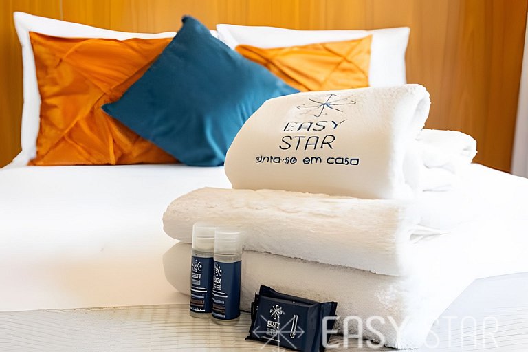 Easy Star - Charmoso apto de 1 quarto na Av. Santo Amaro - M