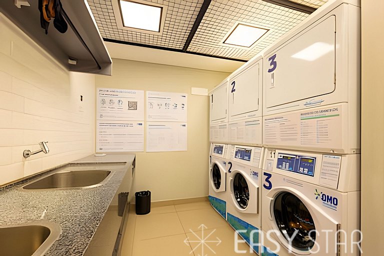 Easy Star - Charmoso apto de 1 quarto na Av. Santo Amaro - M