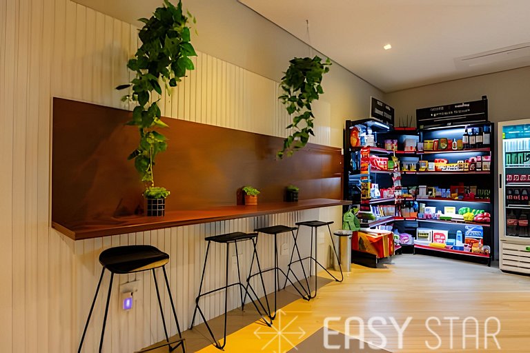 Easy Star - Charmoso apto de 1 quarto na Av. Santo Amaro - M