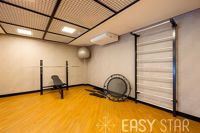 Easy Star - Charmoso apto de 1 quarto na Av. Santo Amaro - M