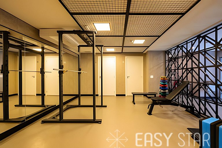 Easy Star - Charmoso apto de 1 quarto na Av. Santo Amaro - M