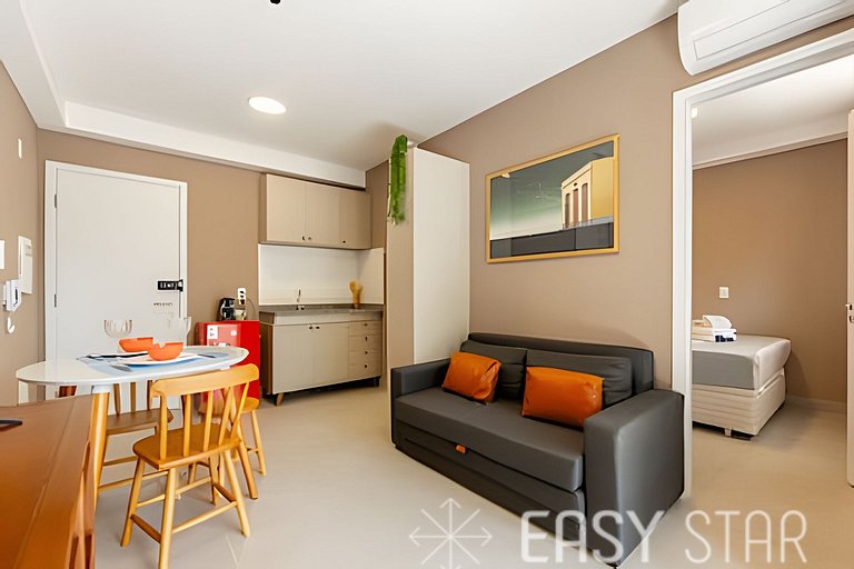Easy Star - Belo apto no coração do Novo Brooklin - MD04I
